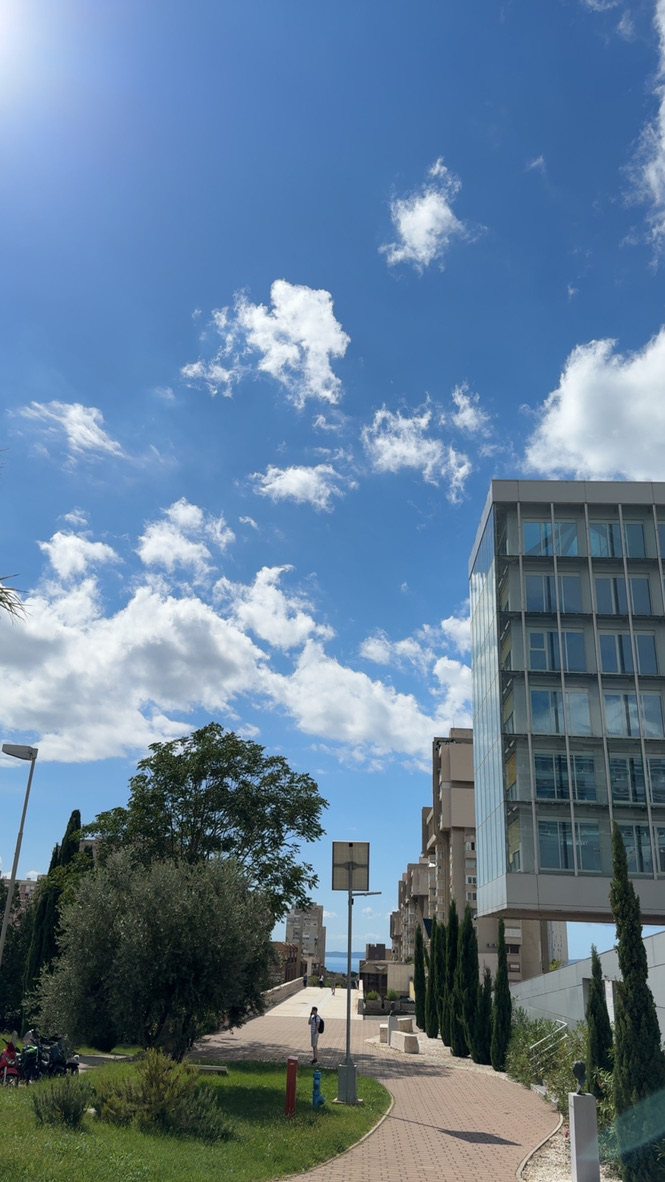 Sea view from the FESB campus